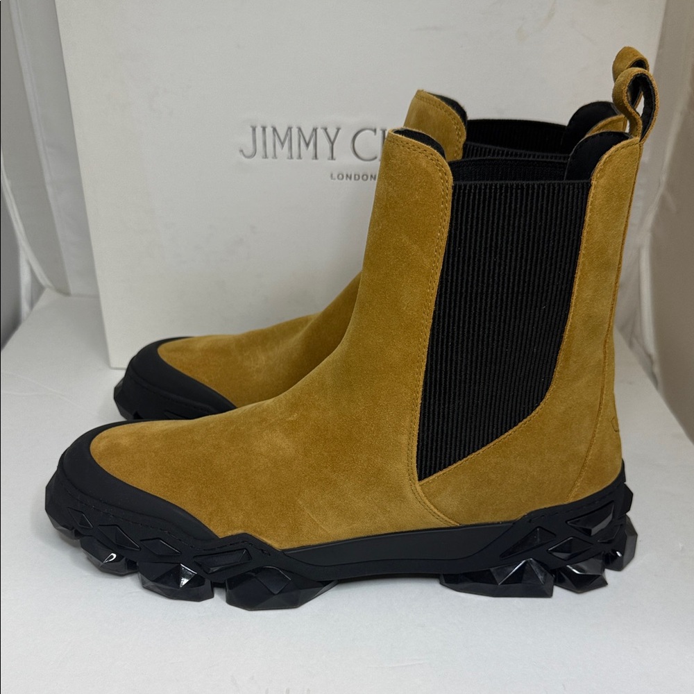 Jimmy Choo Men's Tan Suede Boots